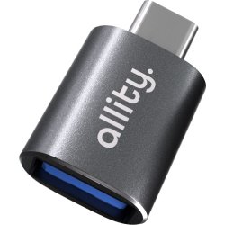 Allity ABA-102 USB 3.0 til USB-C adapter, grå