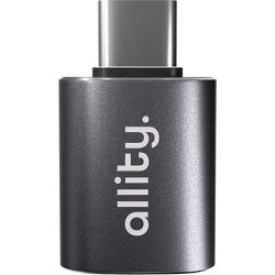 Allity ABA-102 USB 3.0 til USB-C adapter, grå