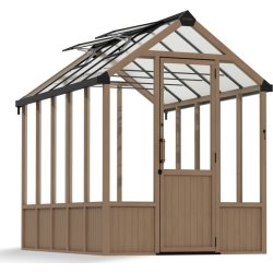 Palram Canopia Drivhus Natura, cedertræ, 8,6 m2