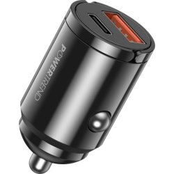 Powertrend Biladapter Dual - USB-A + USB-C