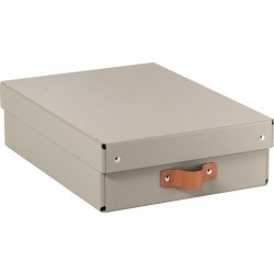 Leitz Puro Boks m. låg | M lav | Beige | 2 stk.