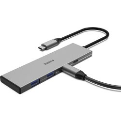 Hama USB-C Hub, USB 3.2 Gen2, 2 x USB-C, 2 x USB-A