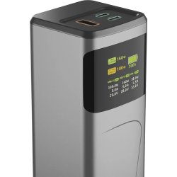 Hama 150W Powerbank, 24000mah, 2 x USB-C, 1x USB-A