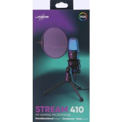 Urage stream 410 HD mikrofon, sort
