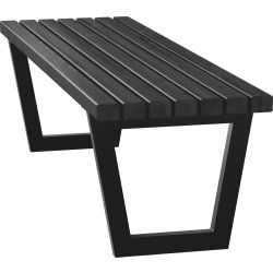 Plus Siesta Living Loungebord/bænk, 150 cm, sort