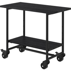 Plus Urban Picnic Grillbord 1 hylde, sort/sort
