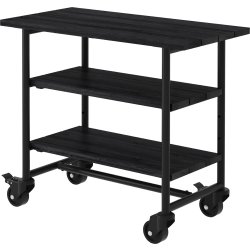 Plus Urban Picnic Grillbord 2 hylde, sort/sort