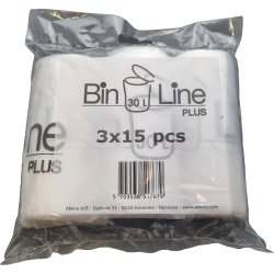 Spandeposer m/stjernebund 30L, 47x84cm, 20my, Klar