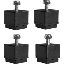 Plus Cubic Blomsterkasse m/fødder 120x50x92, sort