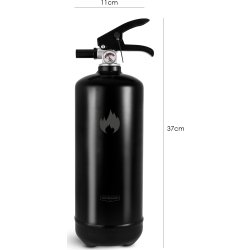 Housegard Pulverslukker | 2 kg | Sort