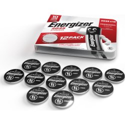 Energizer Lithium CR2025 knapcelle batteri, 12 stk