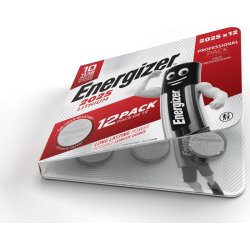 Energizer Lithium CR2025 knapcelle batteri, 12 stk