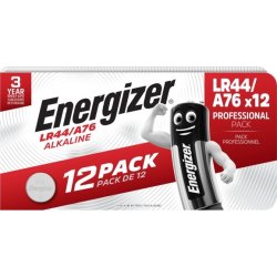 Energizer Alkaline LR44 batteri, 12 stk.