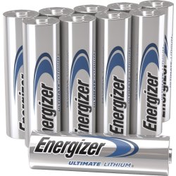 Energizer Lithium Standard AA batteri, 10 stk.