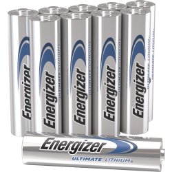 Energizer Lithium Standard AAA batteri, 10 stk.