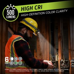 Energizer Pro-serien fokus hybridpandelampe, 500lm