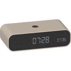 Kreafunk Wakie Vækkeur/Højtaler, ivory sand