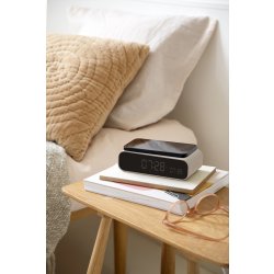 Kreafunk Wakie Vækkeur/Højtaler, ivory sand