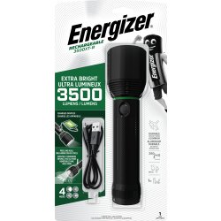 Energizer genopladelig metal lommelygte, 3500lm