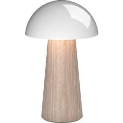 Kreafunk Bello Bærbar Lampe, lyst træ