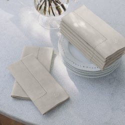 Georg Jensen Damask Picot Servietter 45x45, 8 stk.