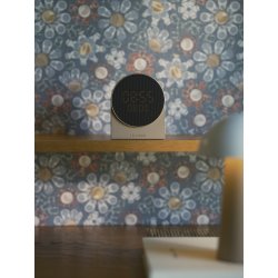 Kreafunk Ivy Vækkeur/Højtaler, ivory sand