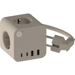 Kreafunk Ambie Wired Strømstation, ivory sand