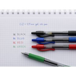 Pilot G-2 Plus Rollerpen | F | Rød