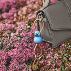 Kay Bojesen Nøglering Fugl, blå