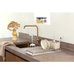 Brabantia Opvaskestativ, Kompakt, Soft Beige