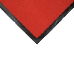 Skridsikker tæppe/måtte, 400x90 cm, rød