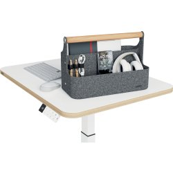 Leitz skrivebordsorganisator | Bærbar | Grå filt