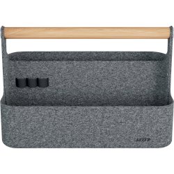 Leitz skrivebordsorganisator | Bærbar | Grå filt