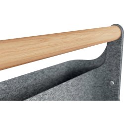 Leitz skrivebordsorganisator | Bærbar | Grå filt