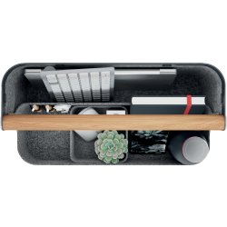 Leitz skrivebordsorganisering | Hæng. | Grå filt