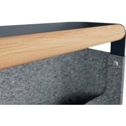 Leitz skrivebordsorganisering | Hæng. | Grå filt