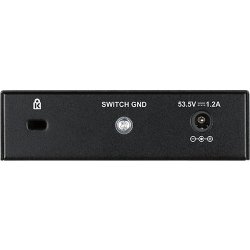 D-LINK Switch, 5-Port, Desktop, Gigabit, PoE+