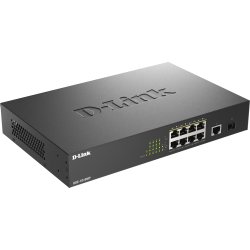 D-LINK Switch, 10-Port, Desktop, Gigabit, PoE+