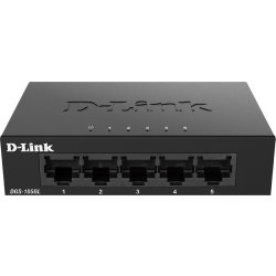 D-LINK Switch, 5-Port, Gigabit, Ethernet, Metalhus