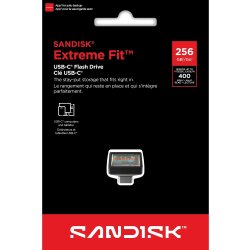 Sandisk USB Drev Extreme Fit 3.2 256GB