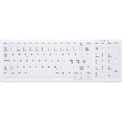 ACTIVE KEY Tastatur, Kompakt, trådløs, hvid