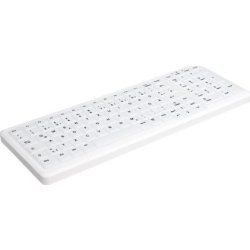 Contour Active Key Tastatur, Kompakt, trådløs hvid