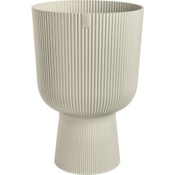 Elho Vibes Coupe Blomkruka, 14cm, linen white