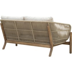 Bali Loungesæt 4 pers. med hynder, akacietræ/natur