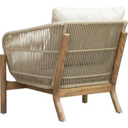 Bali Loungesæt 4 pers. med hynder, akacietræ/natur