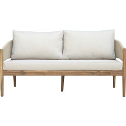 Fiji Loungesæt 4 pers. med hynder, akacietræ/natur