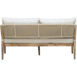 Fiji Loungesæt 4 pers. med hynder, akacietræ/natur