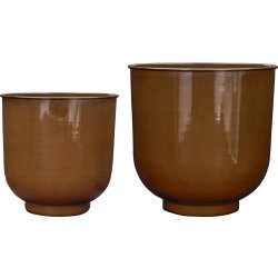 House Doctor Cove Urtepotter, brun, 2 stk