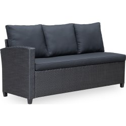 OUTDOOR hjørnesofa / loungesæt, Sort