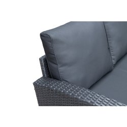 OUTDOOR hjørnesofa / loungesæt, Sort